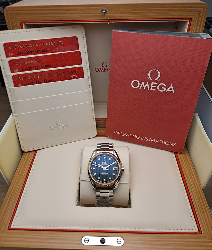 Omega Seamaster Aqua Terra 150M Co-Axial Wristwatch Ref. 231.20.39.21.51.003
